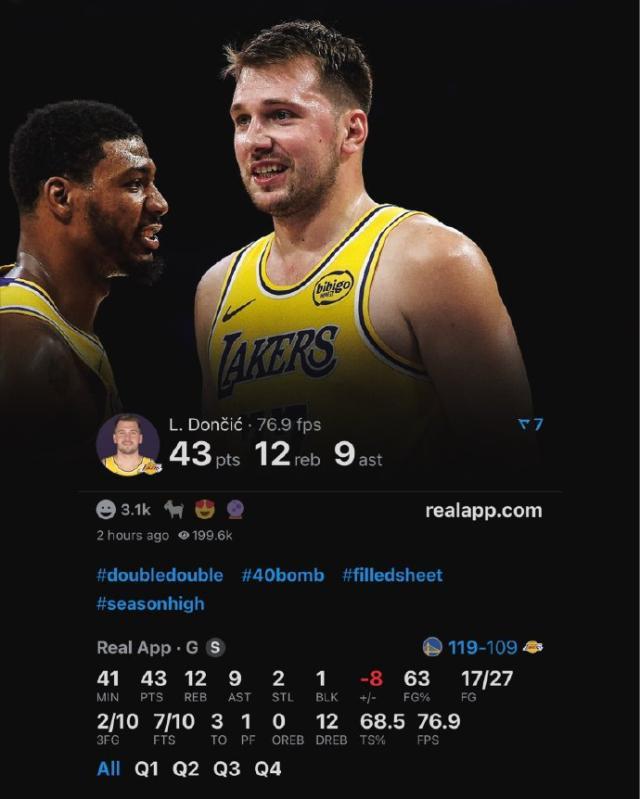 东契奇空砍43+12+9比肩乔丹 疑似受伤吓坏球迷